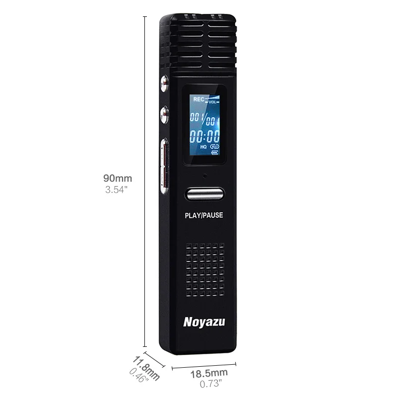 NOYAZU оригинальный X1 Цифровой Аудио Голос Регистраторы долгое время Запись 8 г