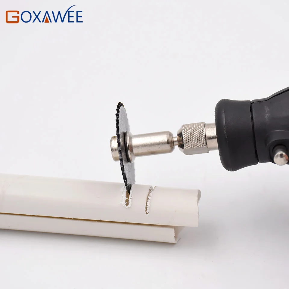 GOXAWEE аксессуары для Dremel HSS циркулярные пильные диски набор для резки дерева дисковые роторные инструменты 6 шт. для Dremel электроинструменты