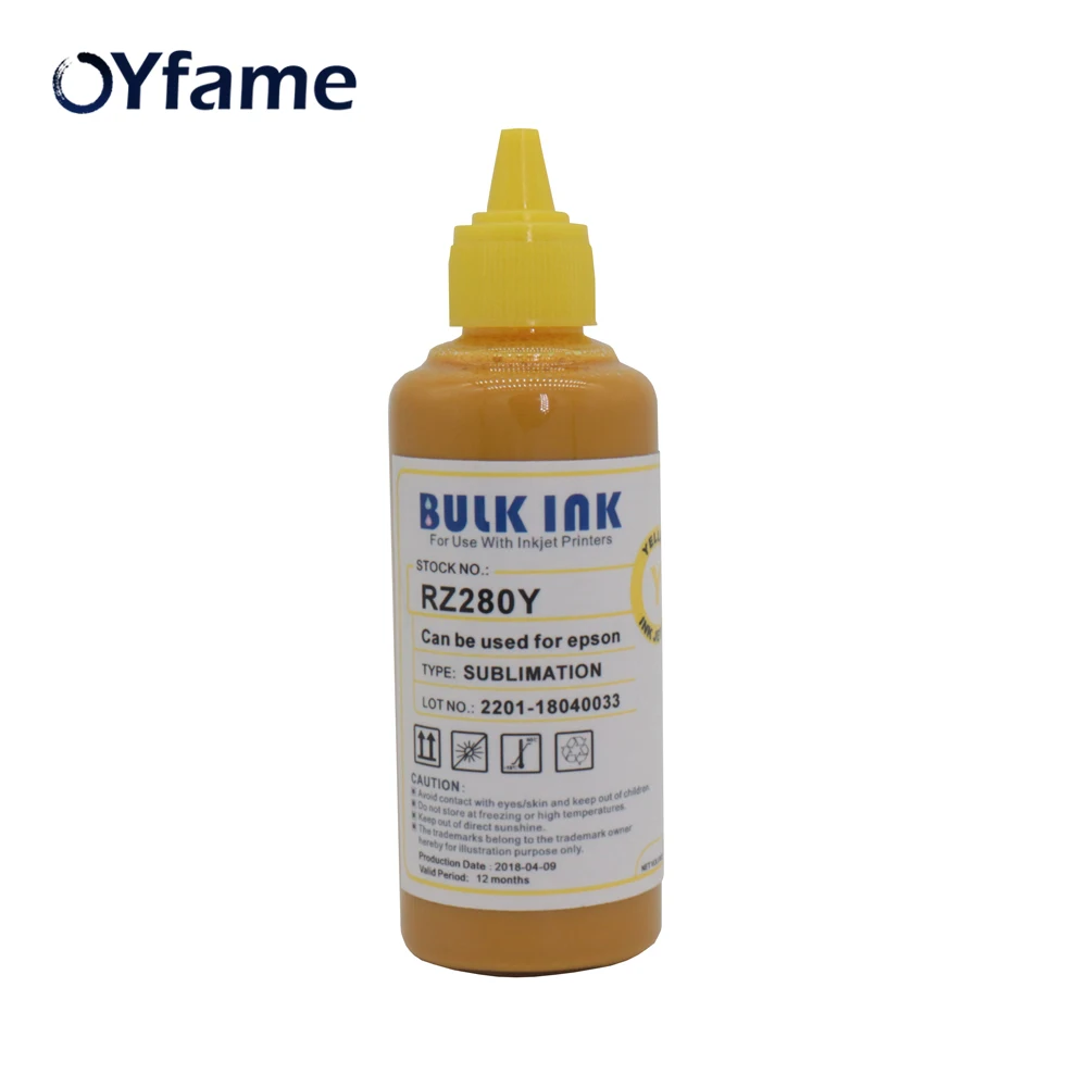 OYfame 100MLx 4 Colors Sublimation Ink For Ricoh GC21 GC31 Heat Transfer Press SG3100 SG2100 e3300N | Компьютеры и офис