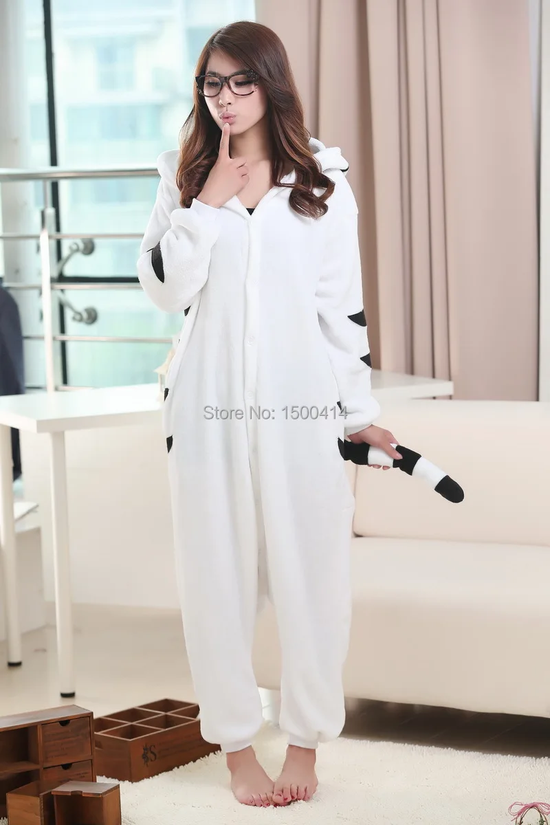 Фланелевые Кигуруми для взрослых Женская Фланелевая Пижама-комбинезон