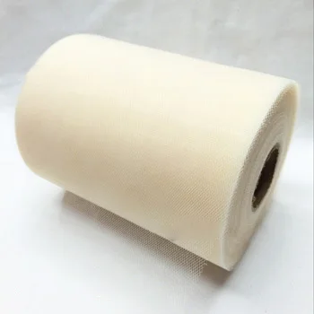 100yard Lvory Тюль рулон 15 см 100 ярдов рулон ткани катушки DIY юбка-пачка на праздник упаковка для подарка на день рождения свадьбы ребенка душ стол Декор вечерние сувениры - Цвет: 100yard Lvory
