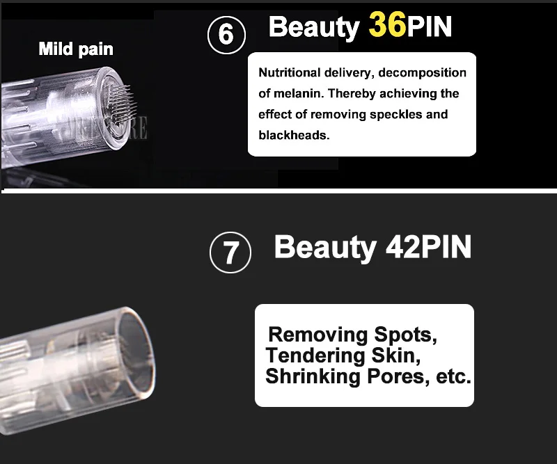 1/3/5/7/9/12/24/36/42 булавки Nano Miconeedle спирально-картридж Microneedling Ручка бровей подводка для глаз Татуировка микро иглы Nano советы