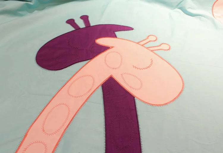 

Giraffe Comforter Bedding sets queen size king bed in a bag sheets patch bedspread duvet cover quilt doona bedset green purple