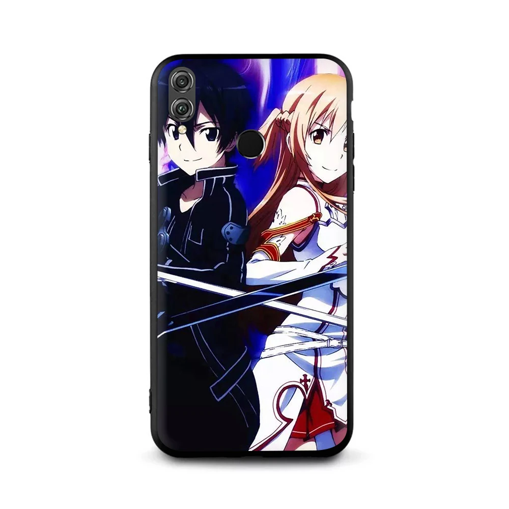 B11 Sword Art Online SAO аниме мягкий чехол для телефона huawei Honor 6A 7A 2GB 3GB 20 Pro 7X8X9X9 10 Lite 7C 8C - Цвет: B11