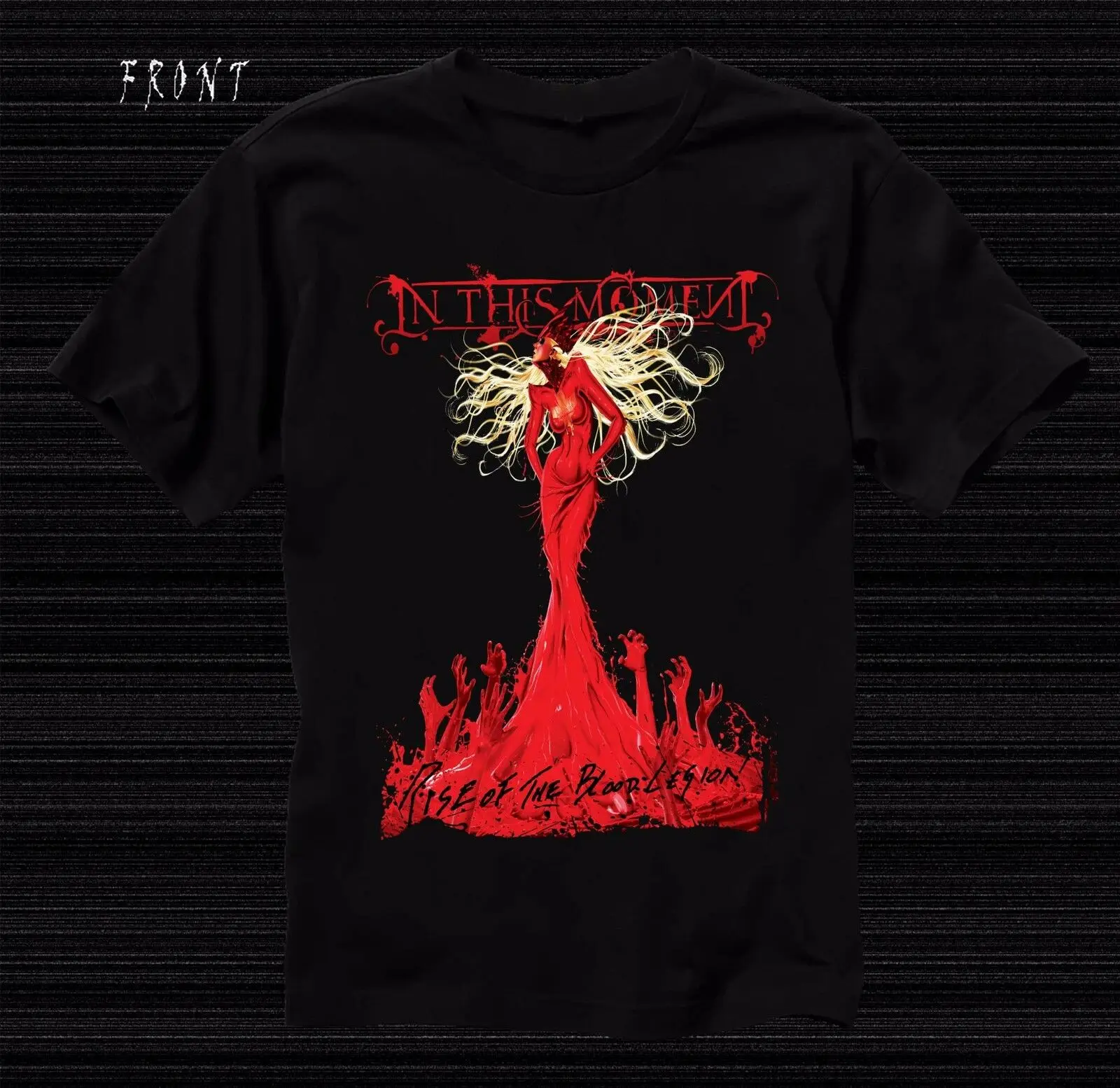 В этот момент-подъем легиона крови T_shirt-Размеры: S до 6XL | Мужская одежда