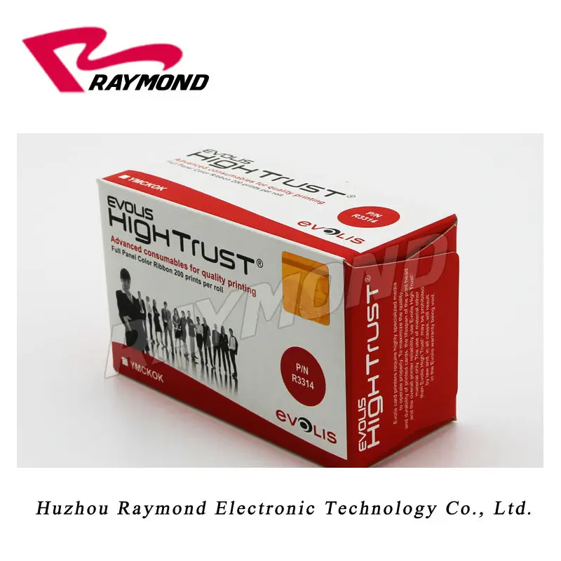 Оригинальный карточный принтер Evolis Dualys 3 Quantum и Securion цветная лента YMCKOK R3314 200
