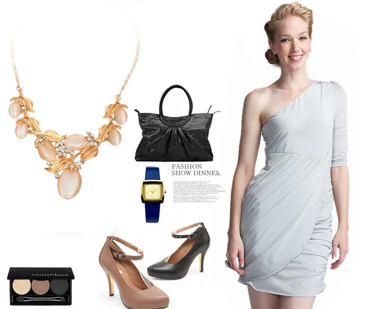 Женское колье в стиле бохо MZC ожерелье с крупным камнем и опалом Ювелирное