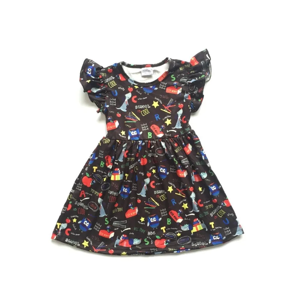 Новая детская одежда из бутика для маленьких девочек в школу детское платье