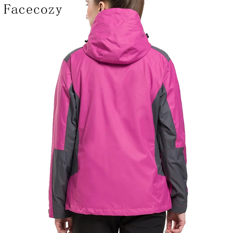 Женские куртки с капюшоном Facecozy ветронепроницаемое пальто для альпинизма и
