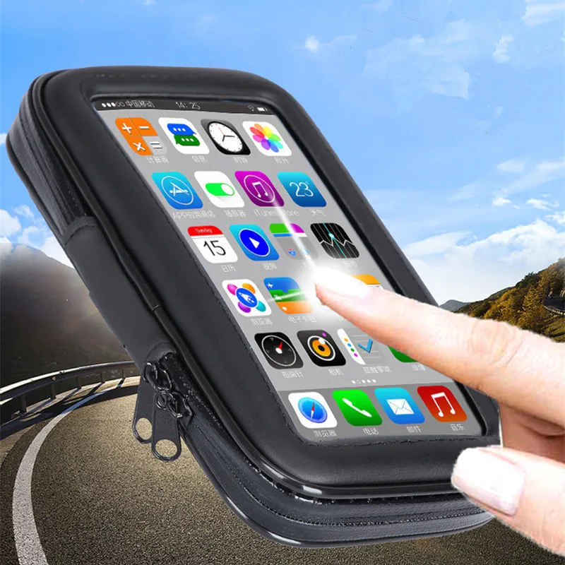 TOTTIDAY Motorcycles Mobile Phone Holder Stand Anti-Rain Waterproof Cover Shockproof Case GPS Smartphones Bag | Мобильные телефоны
