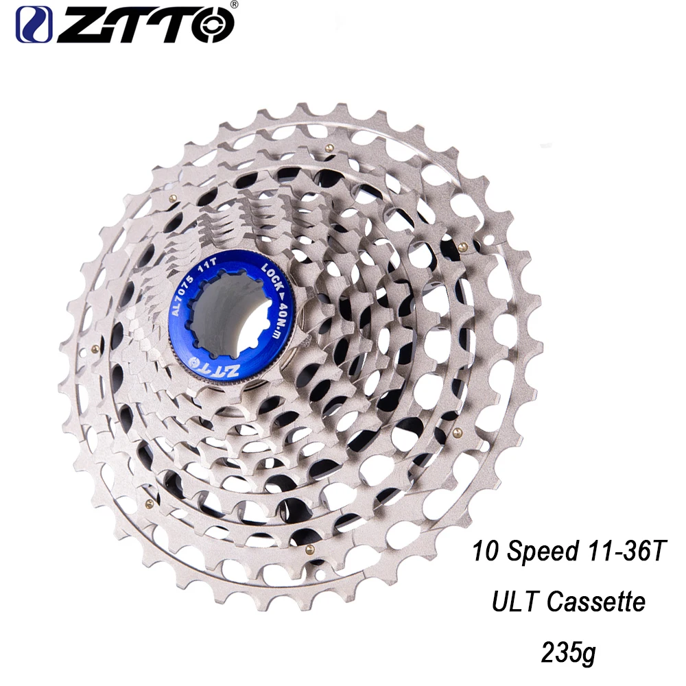 Кассета ZTTO Ultimate MTB 10 скоростей 11 36T ulт стальное свободное колесо HG Звездочка для