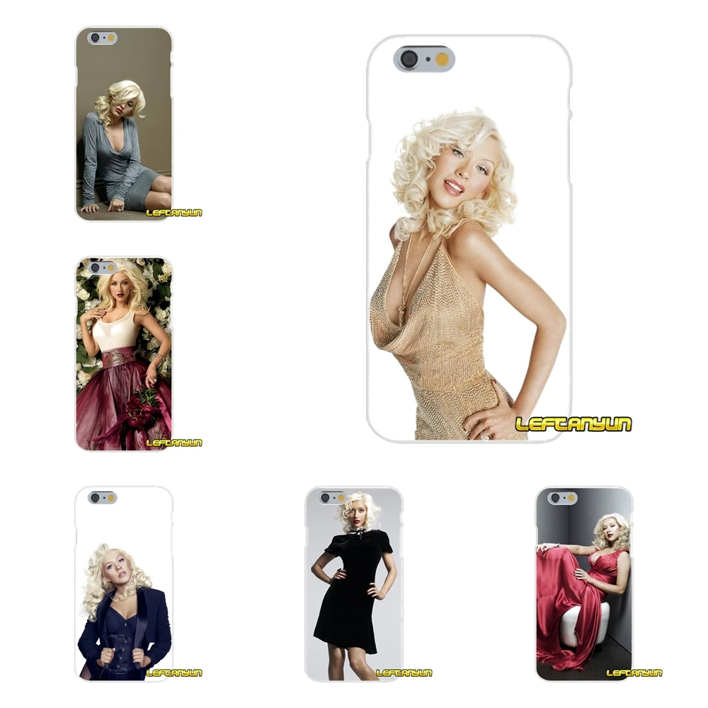 Аксессуары чехлы для телефонов iPhone X 4 4s 5 5S 5C SE 6 S 7 8 Plus Pop Singer Star Christina Aguilera |