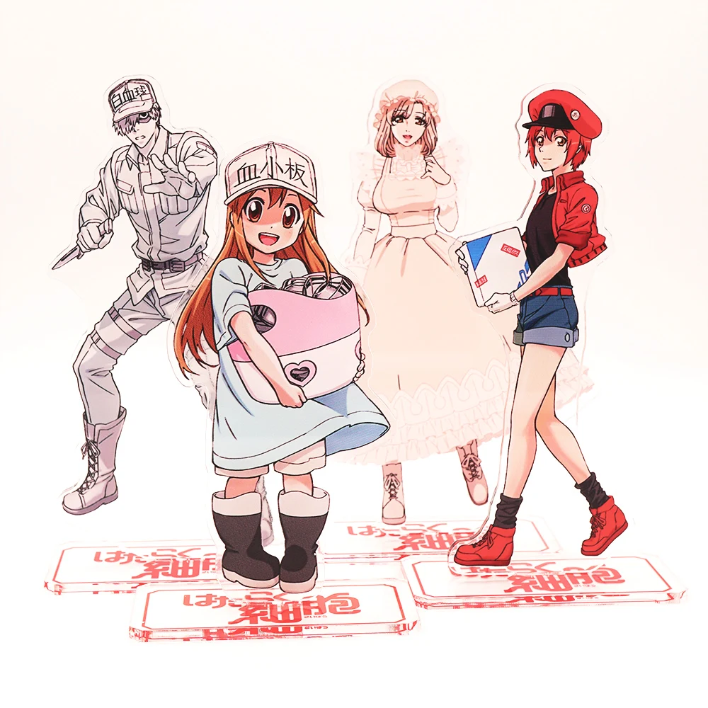 Hataraku Saibou аниме тромбоцет Sekkekkyuu Hakkekkyuu Kesshouban Makurofuaji акриловая подставка|Игровые