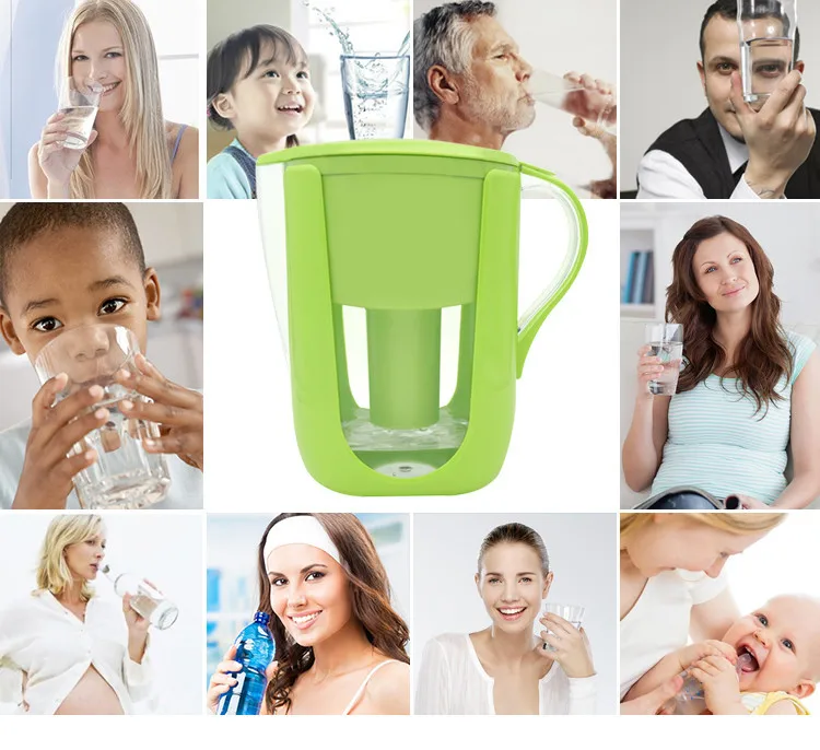 Household Water Pitcher Kitchen Water Filter Kettle 1 Pitcher For Water Filters Activated Carbon For Brita Filter 10cups 3 Color