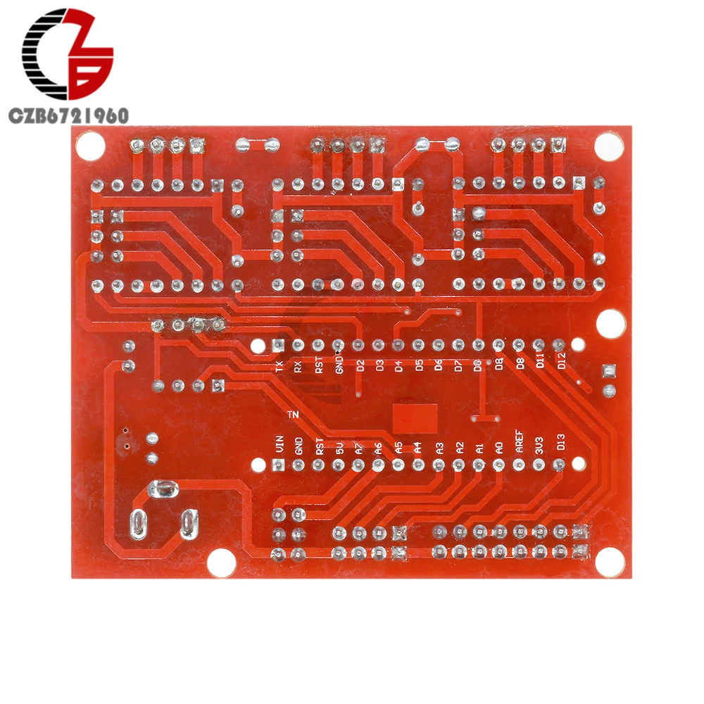 Igc IIC CNC Щит V4 гравировальный станок 3 оси шагового двигателя Плата расширения 3 канала для Arduino GRBL