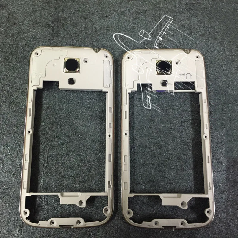 Для Samsung Galaxy S4 Mini I9190 I9192 I9195 совершенно новый корпус среднего размера пластина