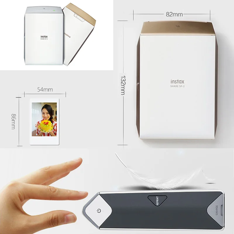 Полный комплект для Fujifilm INSTAX Share принтер и аксессуары смартфона