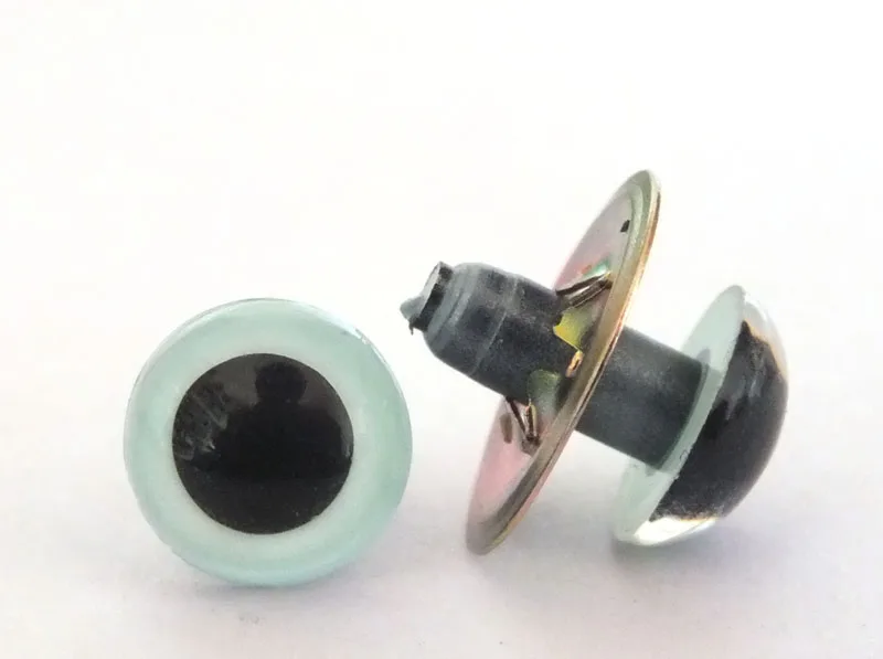 Серебристо серый цвет глаз животных амигуруми круглые безопасные глаза 12 мм|safety