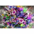 5D DIY алмазная живопись Красивая Бабочка Алмазная вышивка крестиком Стразы мозаичная живопись ZH