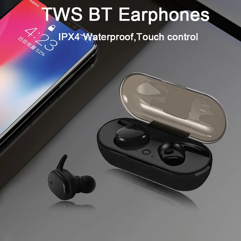 Бесплатная доставка TWS4 bluetooth Беспроводные наушники с зарядным боксом