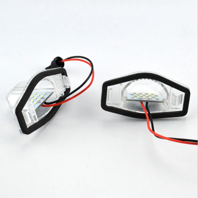 2X свободная ошибка 18 1210 SMD светильник номерной знак для Honda CR V подходит фонаря Jazz