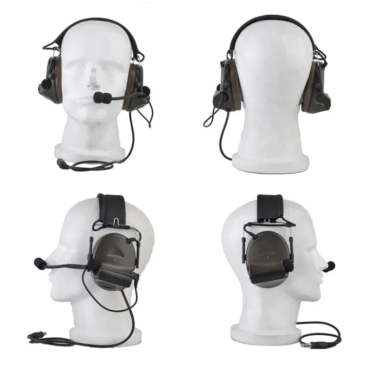 Hunting Tactocal Headset Ear Protection Shooting Muff Tactical Hearing Muffsi with Blue Case | Спорт и развлечения