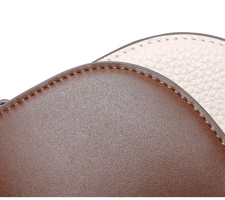 ALNEED Luxury Handbags Women Bags Designer Genuine Leather Saddle Bag Shoulder Bags Ladies Clutch Purses Crossbody Bag