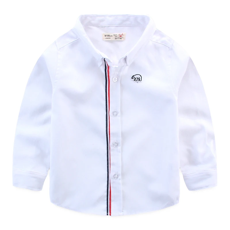 Рубашка для мальчиков 2 8 лет с длинным рукавом и квадратным вырезом|shirts for boys|boys
