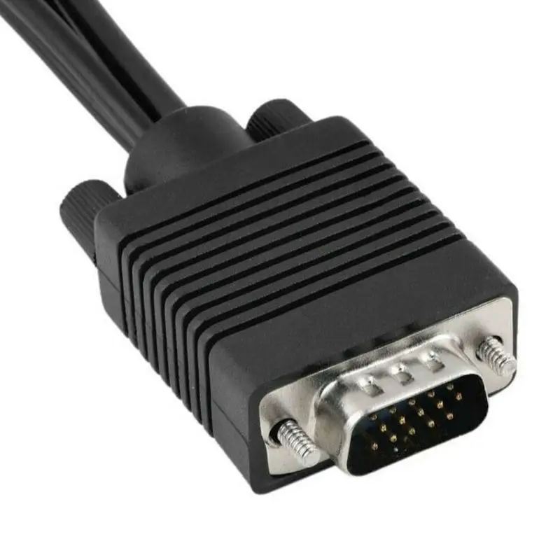 ПК VGA SVGA к S Video 3 RCA композитный HD AV ТВ выход адаптер кабель высокого