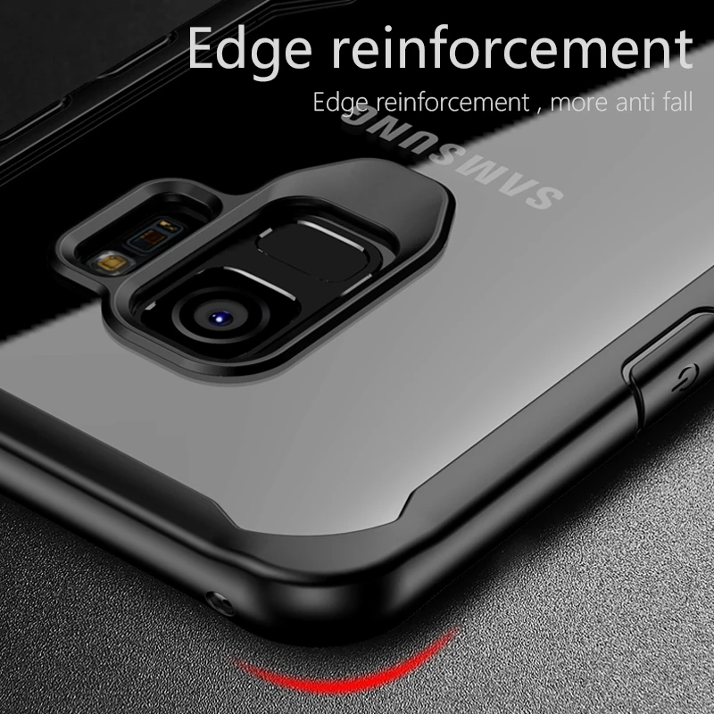 Toraise для Samsung S9 силиконовый чехол ТПУ Рамка акриловая прозрачная задняя крышка