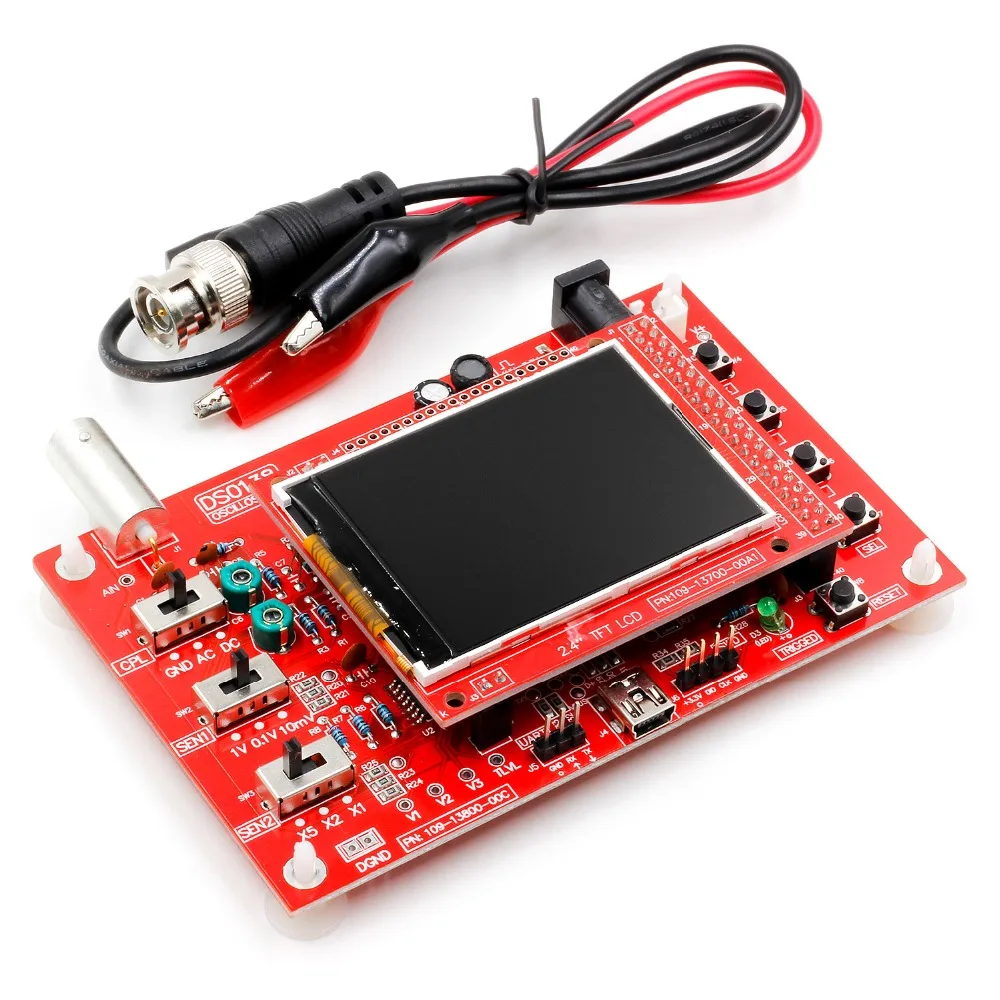 Припаяны DSO138 2 4 &quotTFT Ручной карманные цифровые осциллограф комплект SMD припаяны +