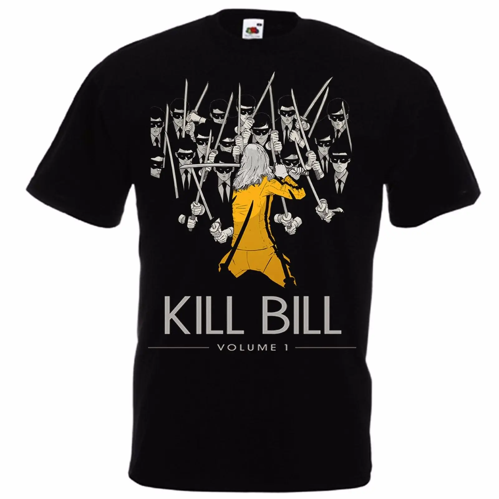 Kill Bill Vol 1 By Quentin Tarantino Uma Thurman Черная Мамба фильм футболка S-3XL хорошее качество бренд