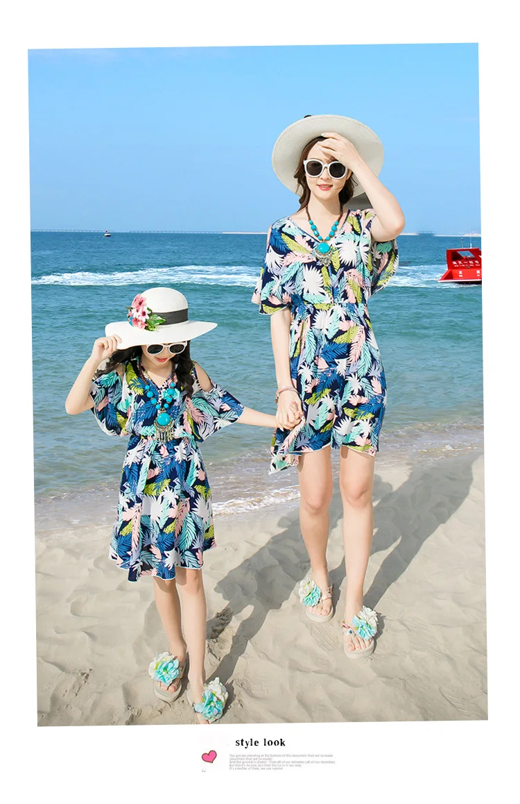 2018 Summer Family matching clothes mother daughter dresses father son outfits Girl Boy family look holiday blue Free Shipping | Мать и