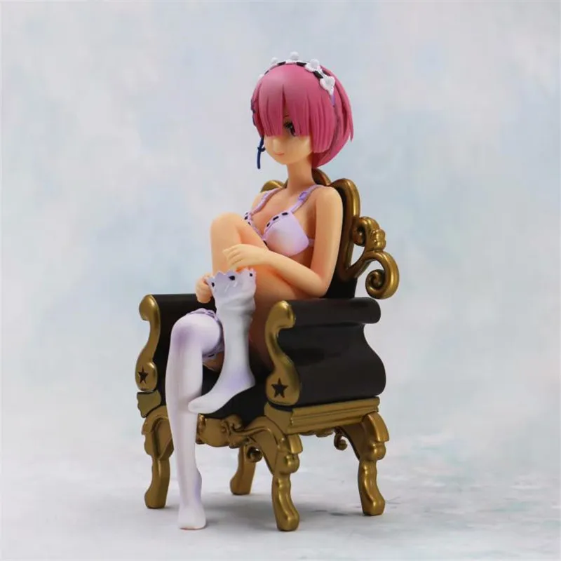 Аниме Re:Life In A Different World от Zero RAM экшн Фигурка 15 см Throne Ver ПВХ фигурка аниме для
