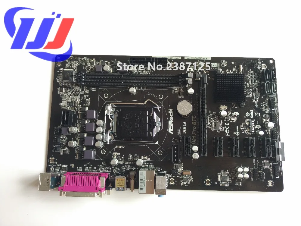 Гарантия 1 год 100% новый в коробке ASRock H81 Pro BTC ETH LGA 1150 i7 i5 i3 для Xeon Pentium Celeron DDR3