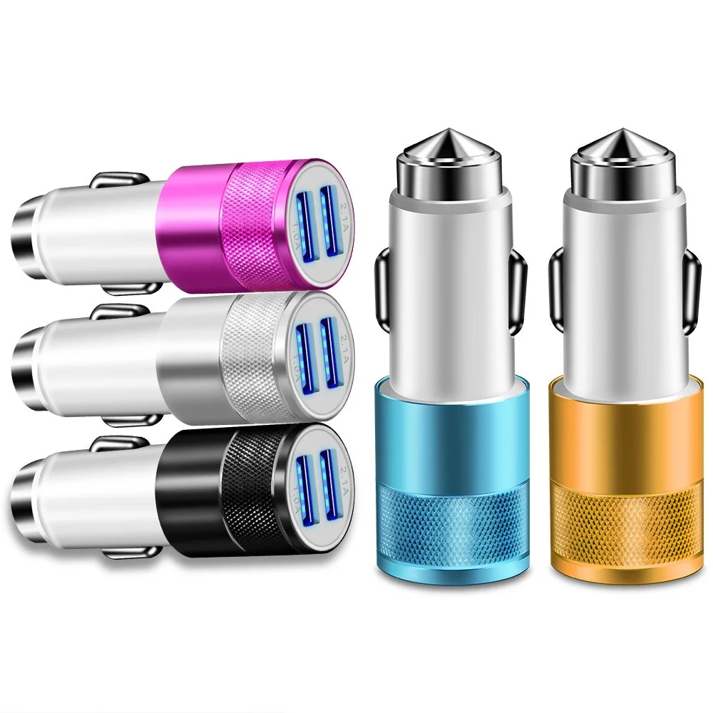 Crouch Dual USB Car Charger For Iphone X 8 7 Plus Universal mobile phone USB Adapter For Samsung s9 s8 s7S6 huawei USB charger