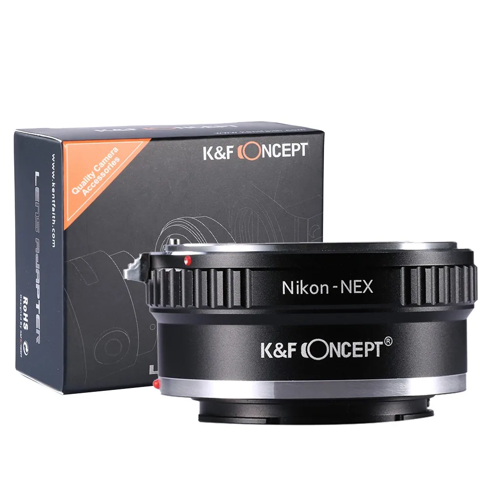 АI-NEX Переходное Кольцо для установки объектива Nikon AI на фотоаппарата Sony E NEX-3 NEX-5 NEX 6 7 5n C3 K&Fconcept