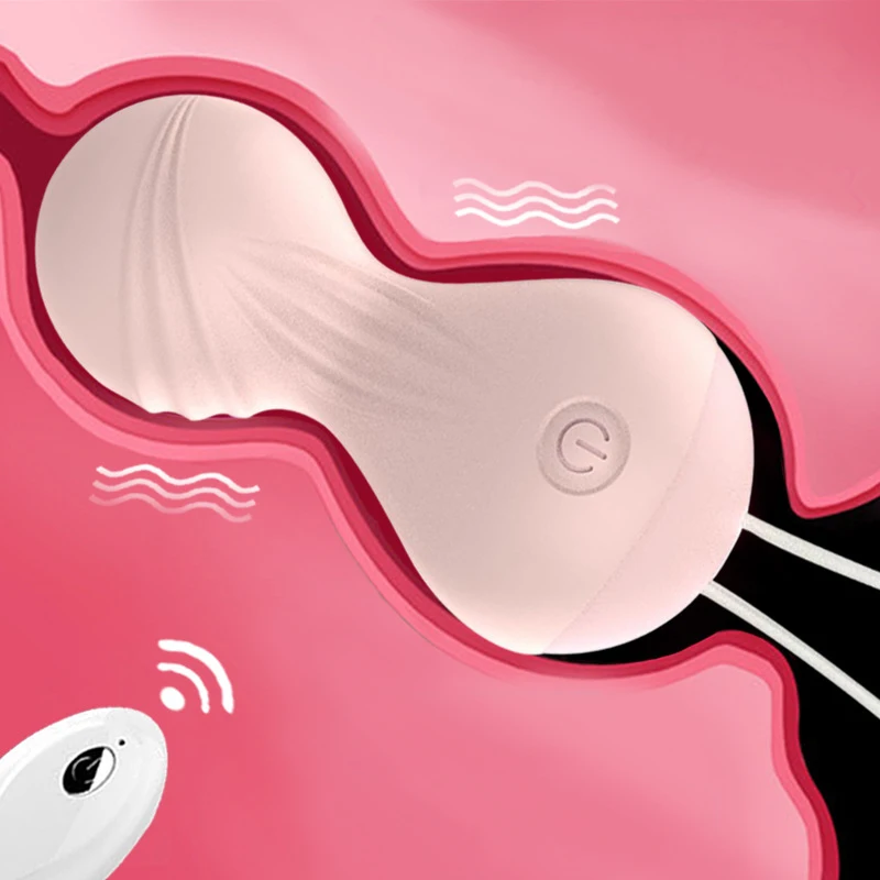 Вибратор Kegel ben wa С пультом дистанционного управления 10 скоростей беспроводное