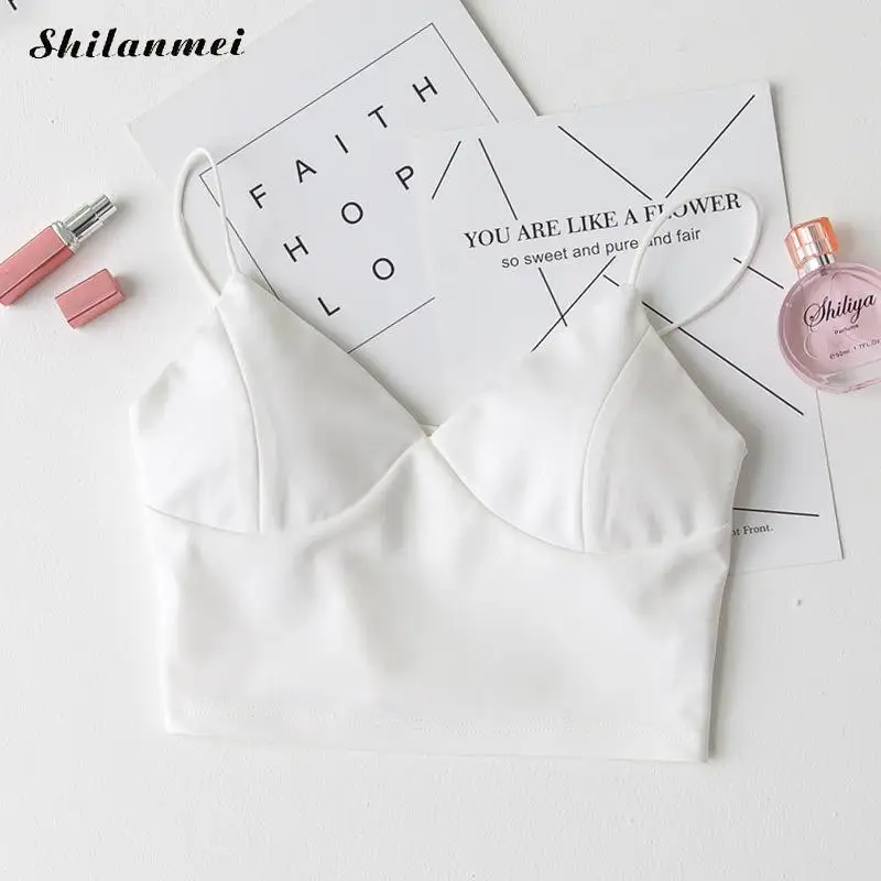 Новинка 2018 женские модные черные и белые укороченные топы тонкие бретельки