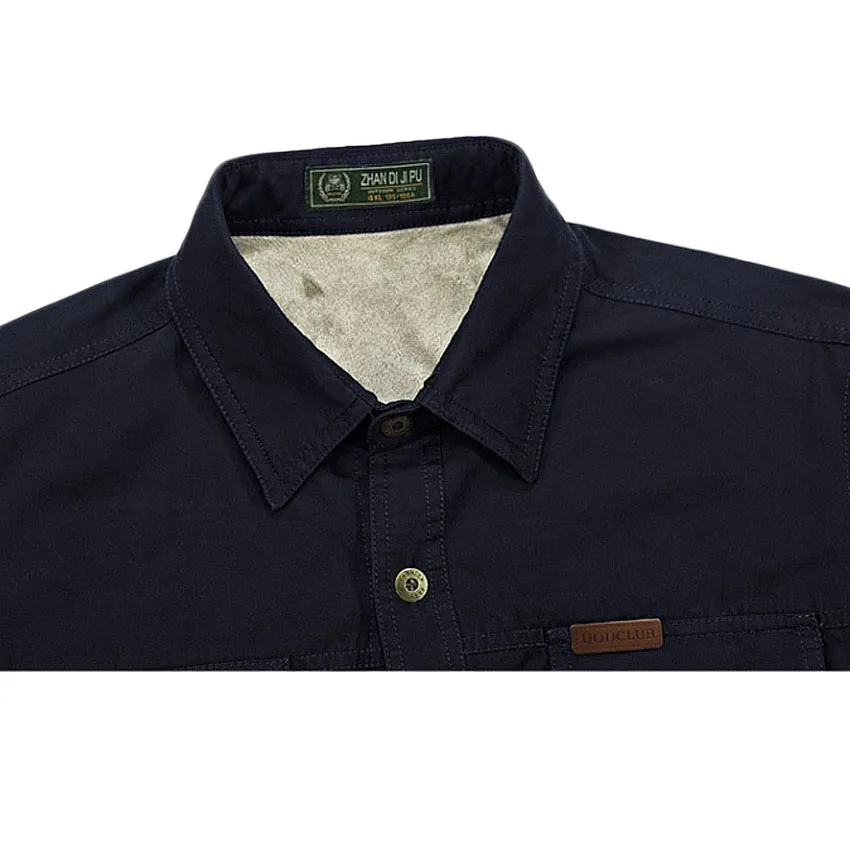 2018 Новая мода мужской высокое качество зимняя рубашка мужская с длинным рукавом