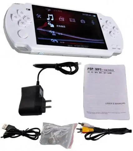 

Built-in 5000 games Support AV Out 8GB 4.3 Inch PMP Handheld Game Player MP3 MP4 MP5 Player Video Camera Portable Game Console