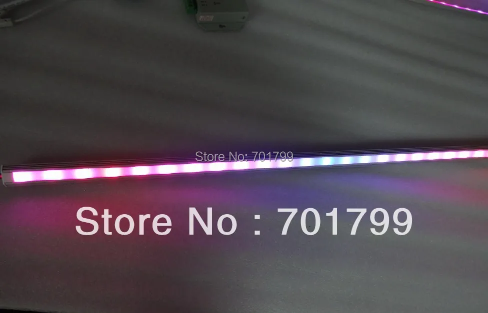 1 м длинная DC5V WS2812 32LEDs Цифровая Светодиодная панель света с молочной крышкой V Тип