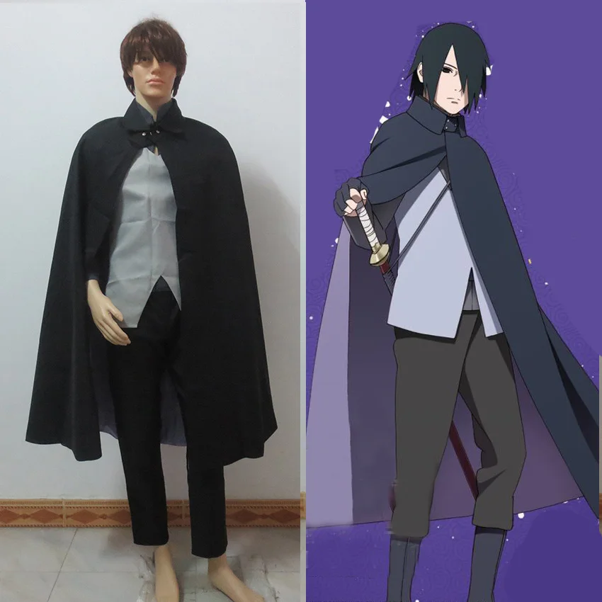 Костюм униформы из японского аниме Boruto фильма Uchiha Sasuke костюмы для косплея на