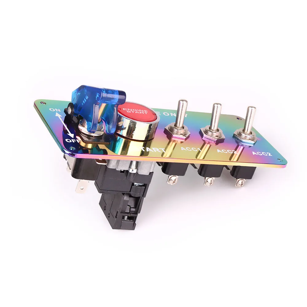 RASTP - Racing 12V гоночный переключатель зажигания Панель запуска двигателя Кнопка Neo