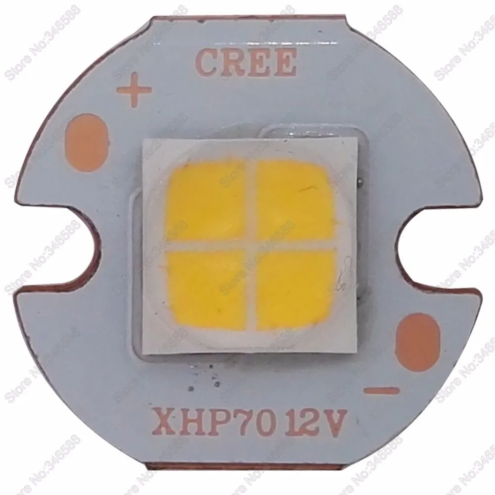 CREE XHP50 XHP70 холодный белый или нейтральный белый или теплый белый высокой мощности Светодиодный излучатель диод 6 в 12 В с 16 мм 20 мм полный Cooper PCB