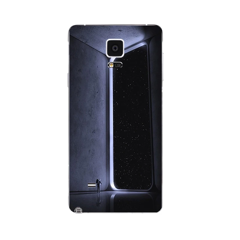 Для Samsung Galaxy Note 4 чехол для телефона IV прозрачный ультра тонкий силиконовый