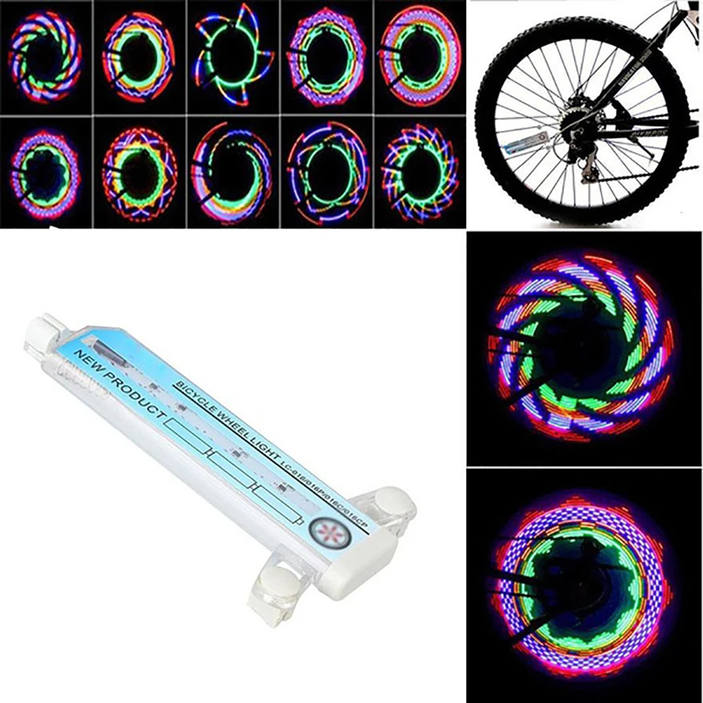 Bicycle Motorcycle Bike Tyre Tire Wheel Lights 16 LED Flash Spoke Light Lamp Outdoor Cycling For 20 Inches | Спорт и развлечения