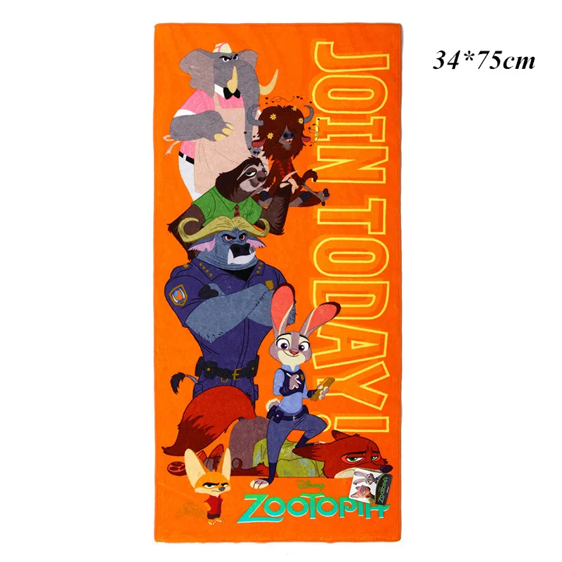 02 Disney мультфильм печати Zootopia новорожденных Детское полотенце для лица хлопок мягкие Новорожденные малыши полотенце подарки для мальчиков девочек Прямая отправка - Цвет: 02