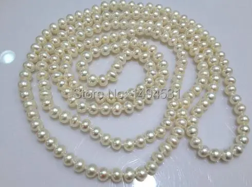 Nobility женское ожерелье из натурального пресноводного жемчуга 6-7 мм | Украшения и