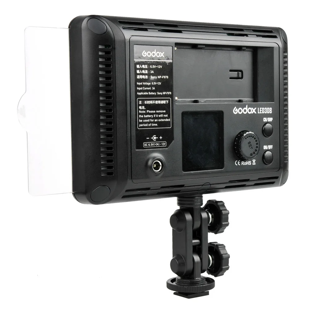 Godox LED308C 3300K ~ 5600K светодиодная 308 лампа для видеосъемки с беспроводным пультом